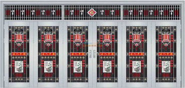 不锈钢门厂报价 品牌六开门专业供应 佛山市禅城区振宏门业加工厂