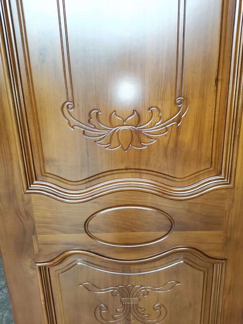 广东原木门厂高品质缅甸柚木房间套门